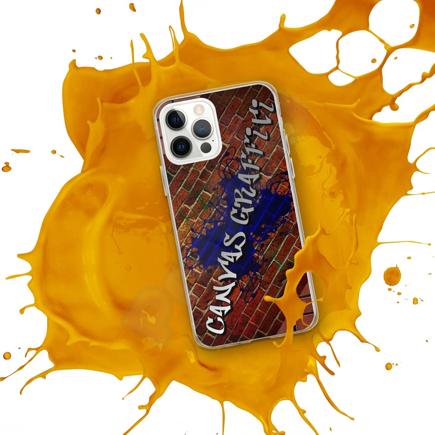 iPhone Case brickThis sleek iPhone case protects your phone from scratches, dust, oil, and dirt. It has a solid back and flexible sides that make it easy to take on and off, with preCanvas GraffittiiPhone Case brick