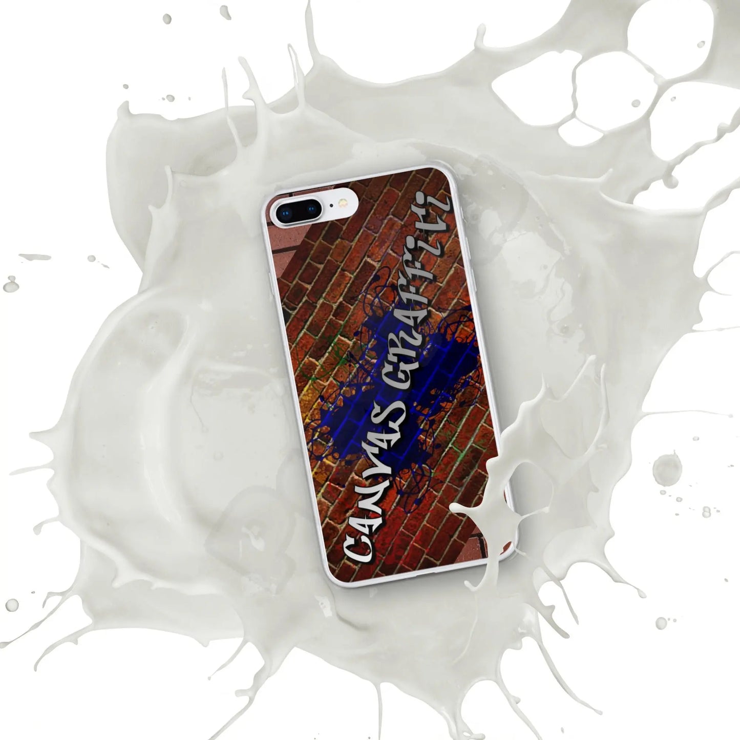 iPhone Case brickThis sleek iPhone case protects your phone from scratches, dust, oil, and dirt. It has a solid back and flexible sides that make it easy to take on and off, with preCanvas GraffittiiPhone Case brick