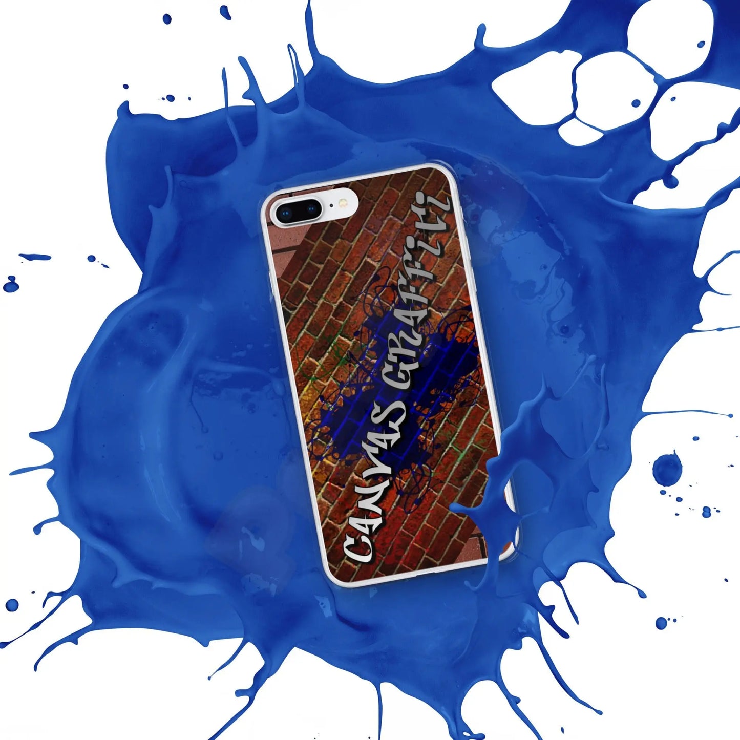 iPhone Case brickThis sleek iPhone case protects your phone from scratches, dust, oil, and dirt. It has a solid back and flexible sides that make it easy to take on and off, with preCanvas GraffittiiPhone Case brick