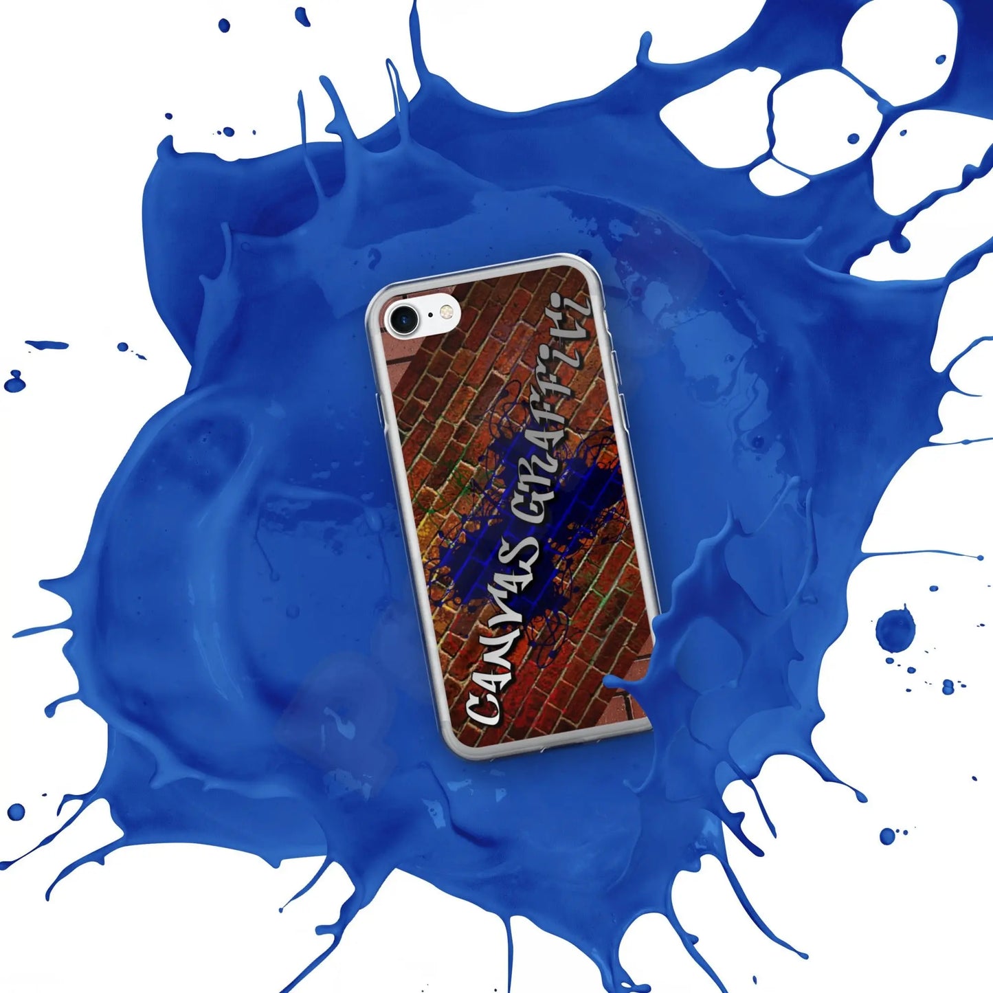 iPhone Case brickThis sleek iPhone case protects your phone from scratches, dust, oil, and dirt. It has a solid back and flexible sides that make it easy to take on and off, with preCanvas GraffittiiPhone Case brick