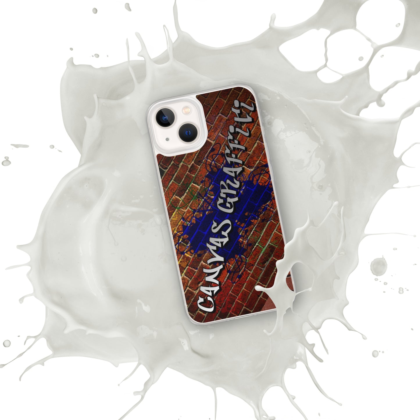 iPhone Case brickThis sleek iPhone case protects your phone from scratches, dust, oil, and dirt. It has a solid back and flexible sides that make it easy to take on and off, with preCanvas GraffittiiPhone Case brick