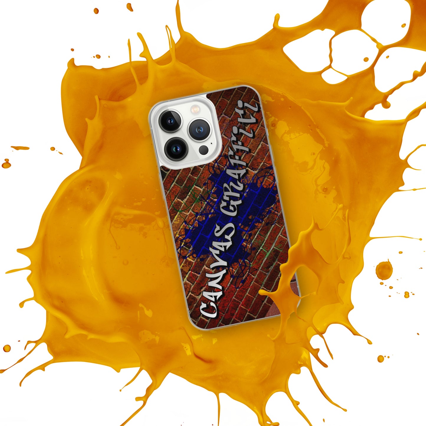 iPhone Case brickThis sleek iPhone case protects your phone from scratches, dust, oil, and dirt. It has a solid back and flexible sides that make it easy to take on and off, with preCanvas GraffittiiPhone Case brick