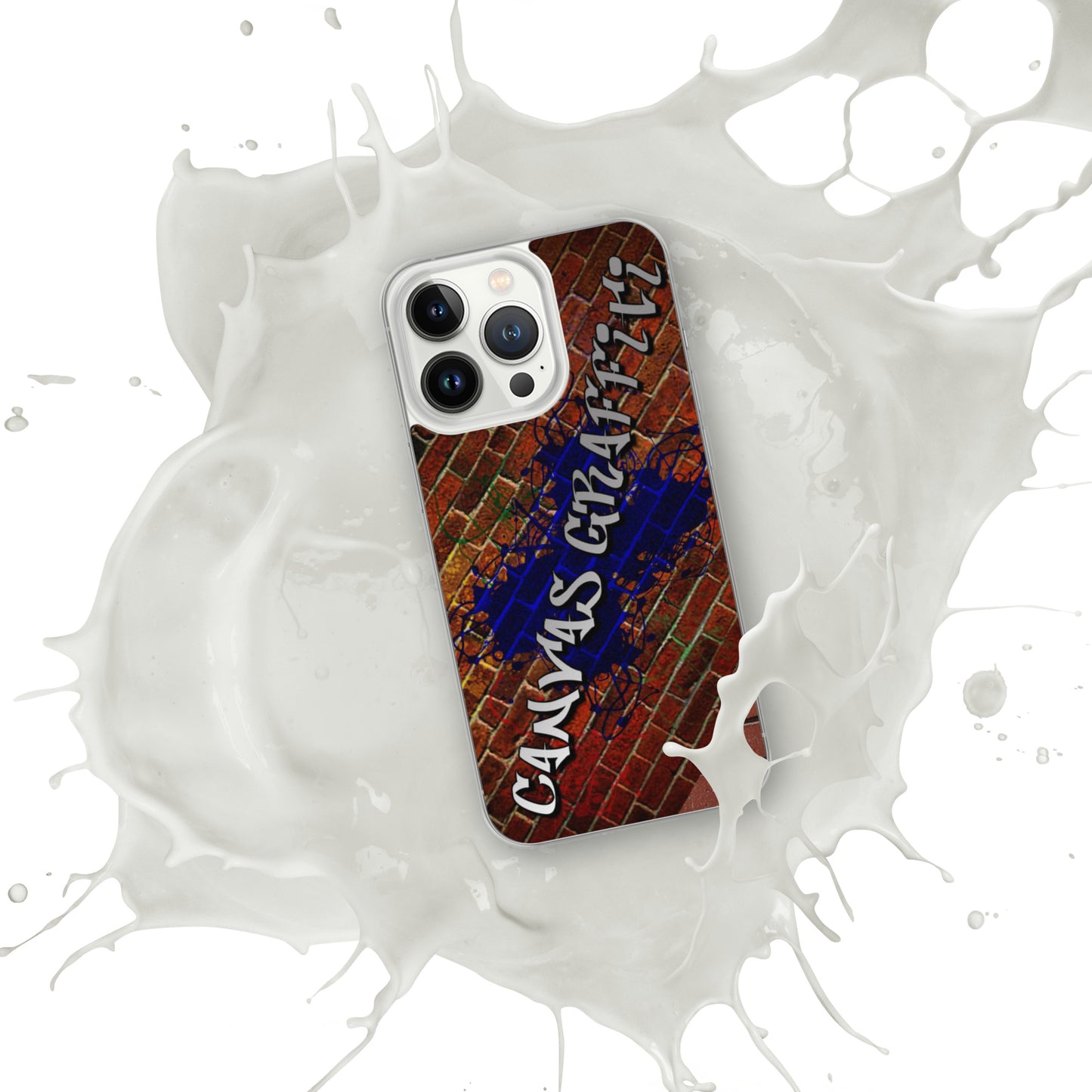 iPhone Case brickThis sleek iPhone case protects your phone from scratches, dust, oil, and dirt. It has a solid back and flexible sides that make it easy to take on and off, with preCanvas GraffittiiPhone Case brick