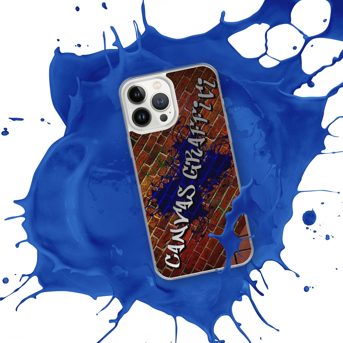iPhone Case brickThis sleek iPhone case protects your phone from scratches, dust, oil, and dirt. It has a solid back and flexible sides that make it easy to take on and off, with preCanvas GraffittiiPhone Case brick