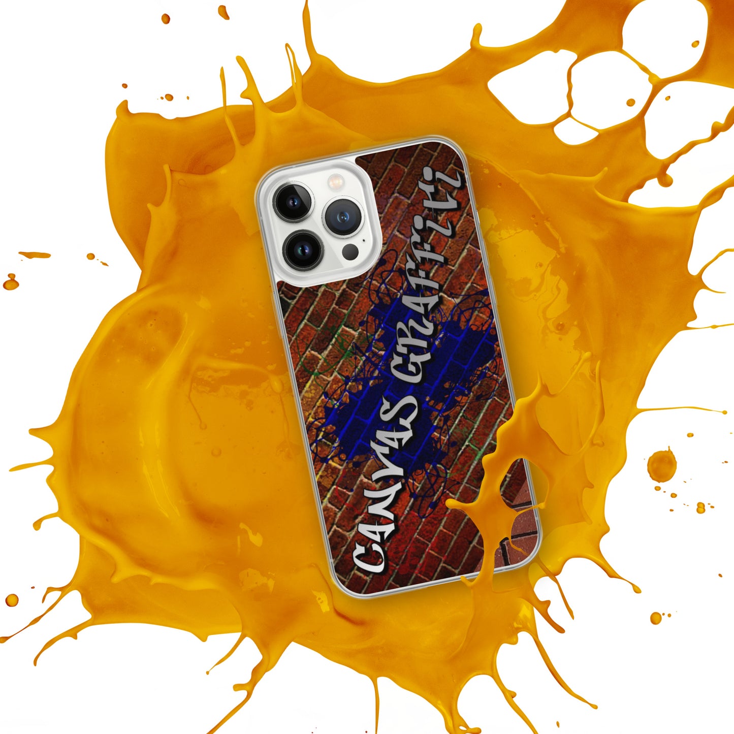 iPhone Case brickThis sleek iPhone case protects your phone from scratches, dust, oil, and dirt. It has a solid back and flexible sides that make it easy to take on and off, with preCanvas GraffittiiPhone Case brick