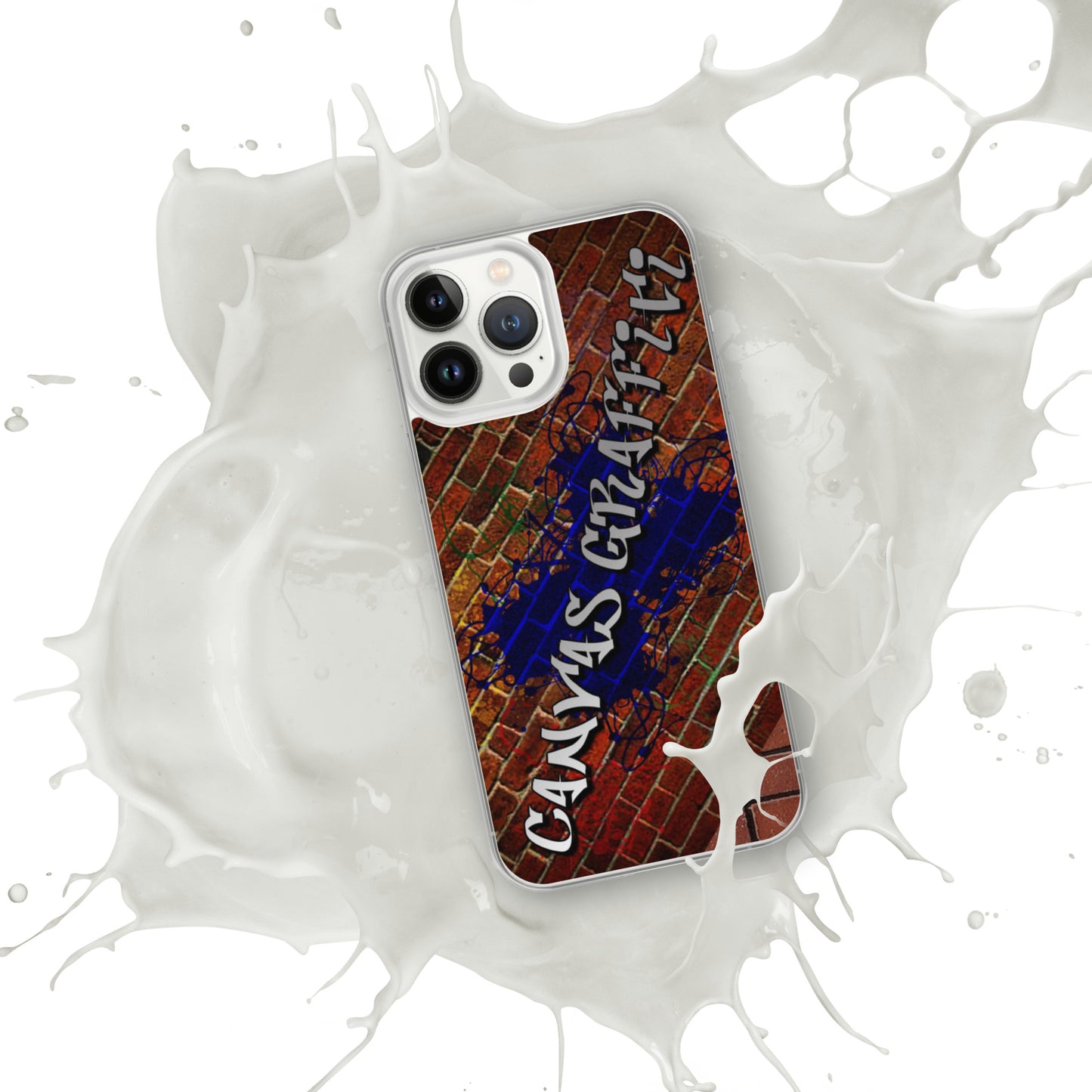 iPhone Case brickThis sleek iPhone case protects your phone from scratches, dust, oil, and dirt. It has a solid back and flexible sides that make it easy to take on and off, with preCanvas GraffittiiPhone Case brick