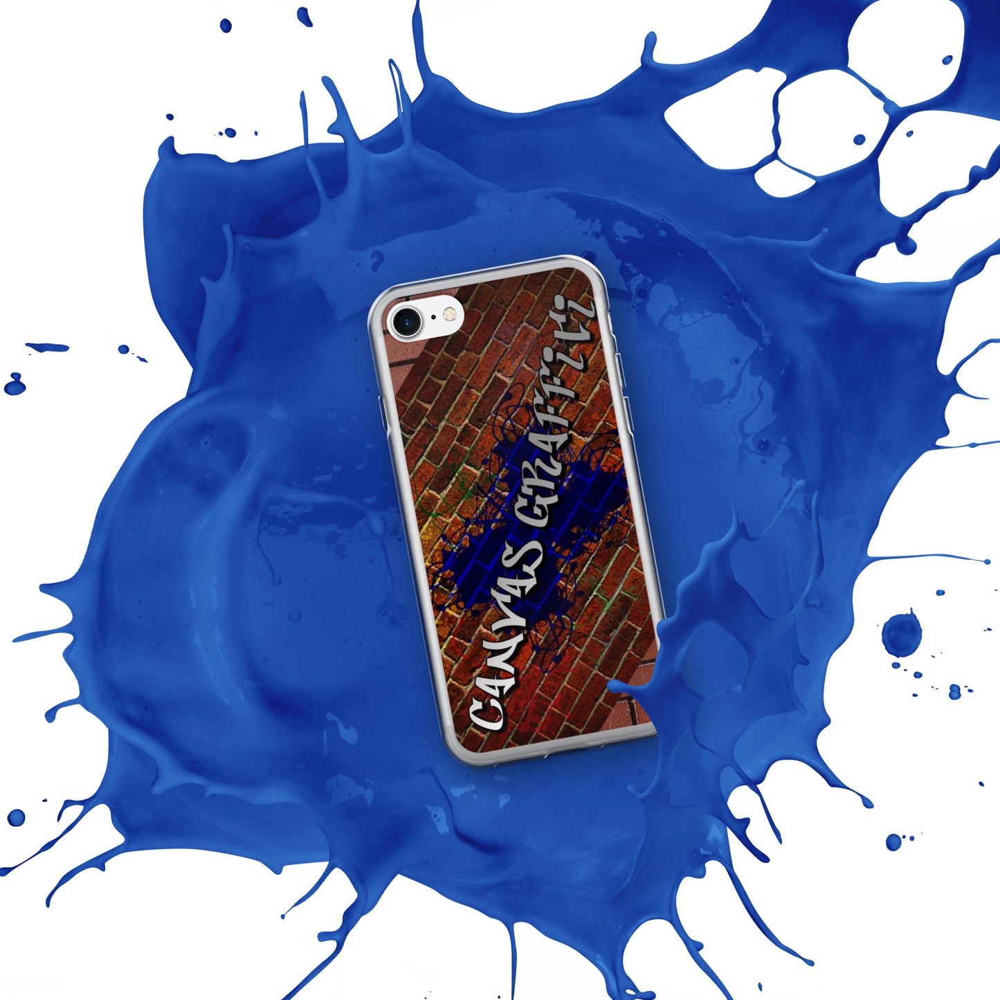 iPhone Case brickThis sleek iPhone case protects your phone from scratches, dust, oil, and dirt. It has a solid back and flexible sides that make it easy to take on and off, with preCanvas GraffittiiPhone Case brick