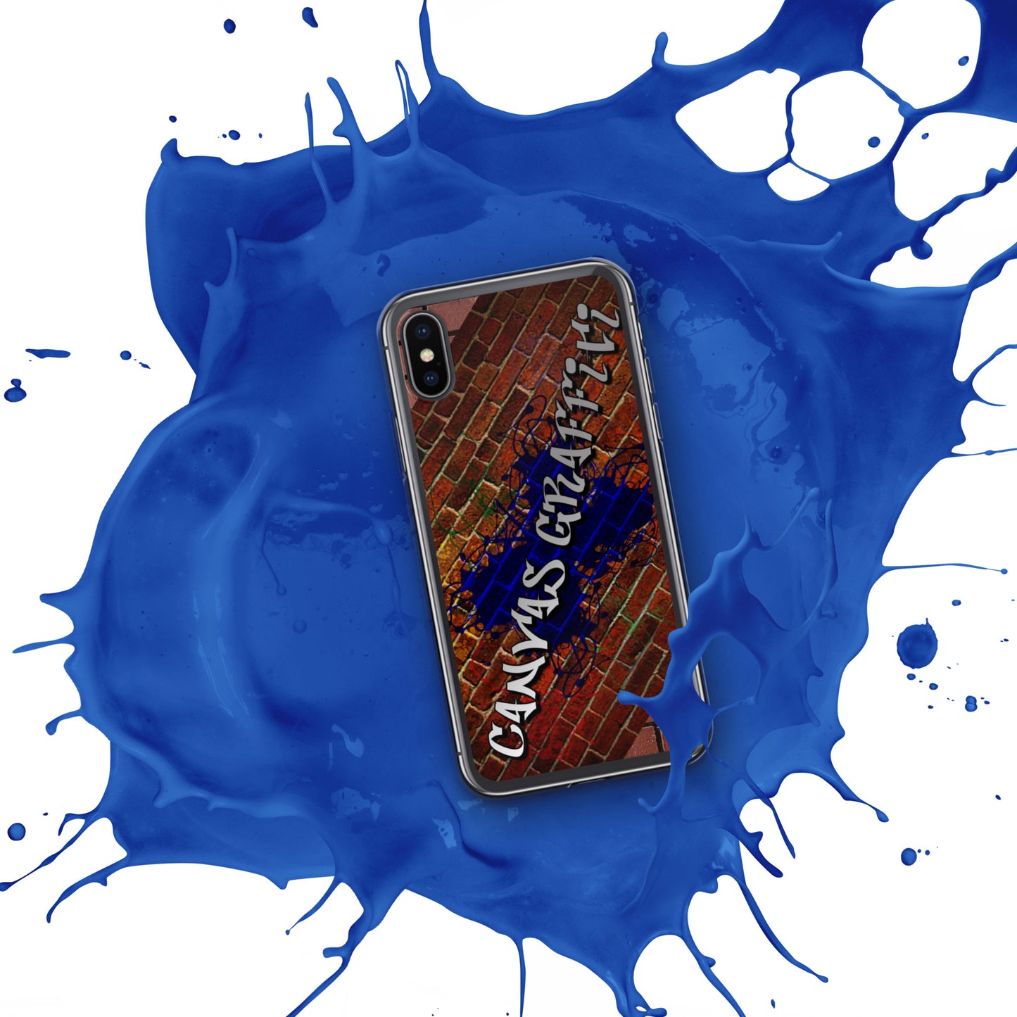 iPhone Case brickThis sleek iPhone case protects your phone from scratches, dust, oil, and dirt. It has a solid back and flexible sides that make it easy to take on and off, with preCanvas GraffittiiPhone Case brick