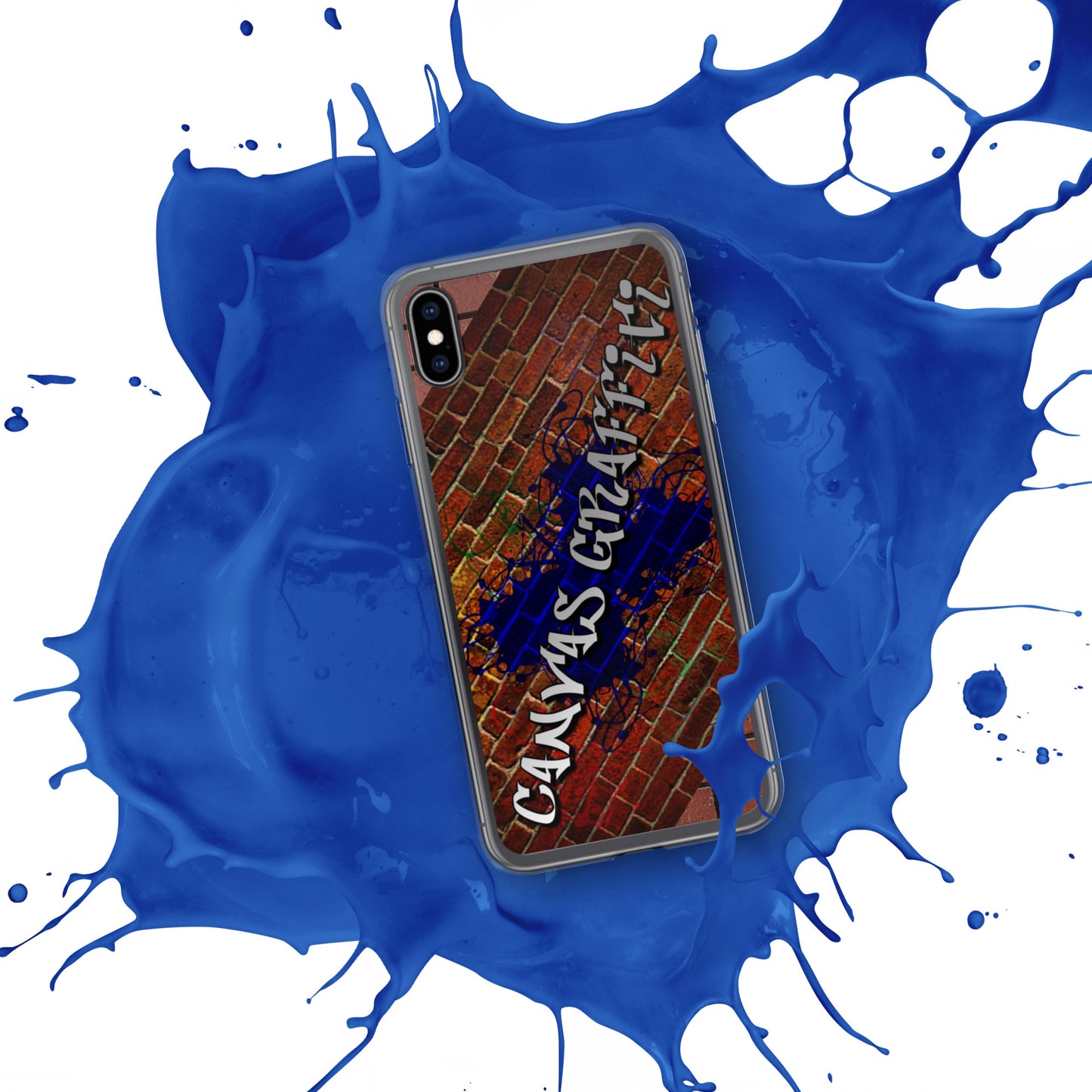 iPhone Case brickThis sleek iPhone case protects your phone from scratches, dust, oil, and dirt. It has a solid back and flexible sides that make it easy to take on and off, with preCanvas GraffittiiPhone Case brick