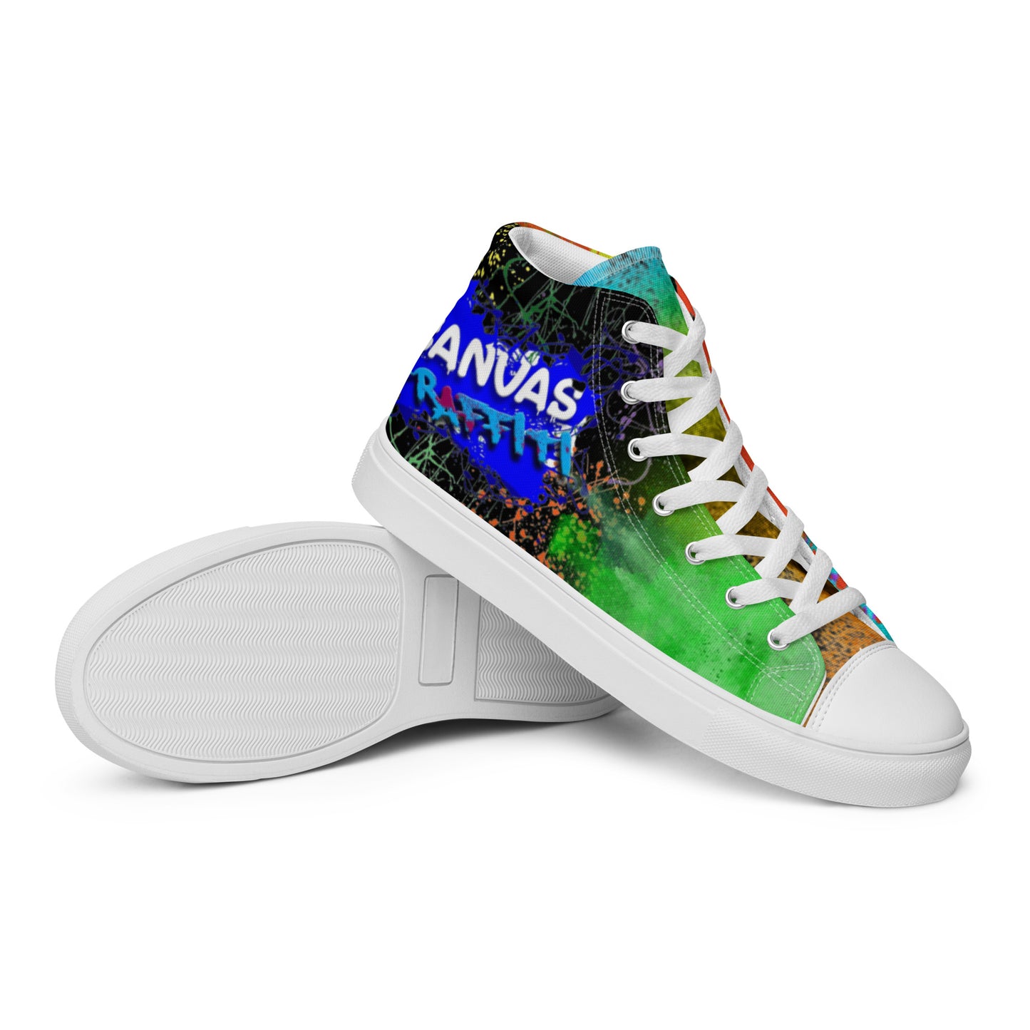 Women’s high top canvas shoes limited addition Canvas Graffitti