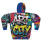 Canvas Graffitti Pullover Hoodie #2 Printify