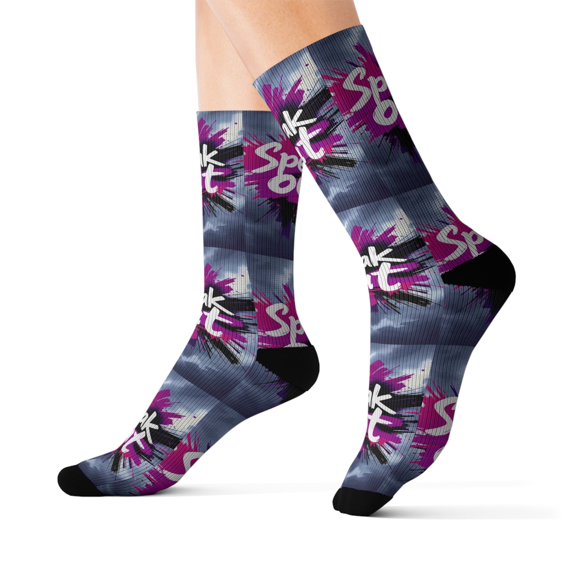 domestic violence Socks Printify