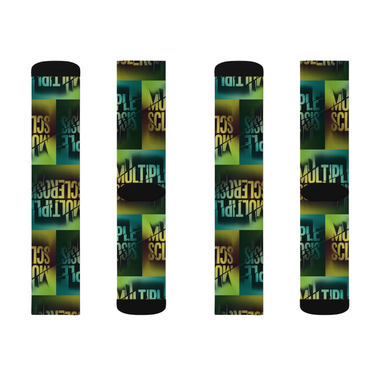 Multiple Sclerosis (MS) Sublimation Socks Printify