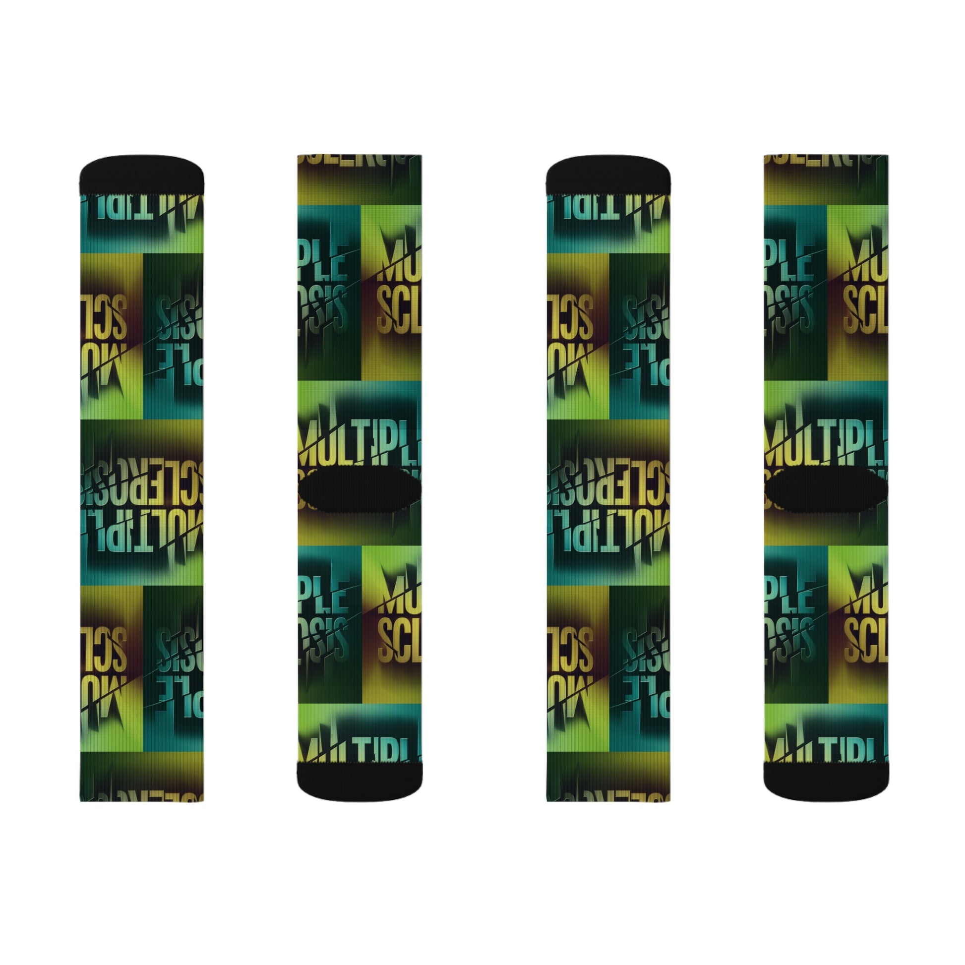 Multiple Sclerosis (MS) Sublimation Socks Printify