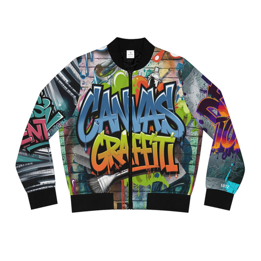 Women's Bomber Jacket (black) Printify