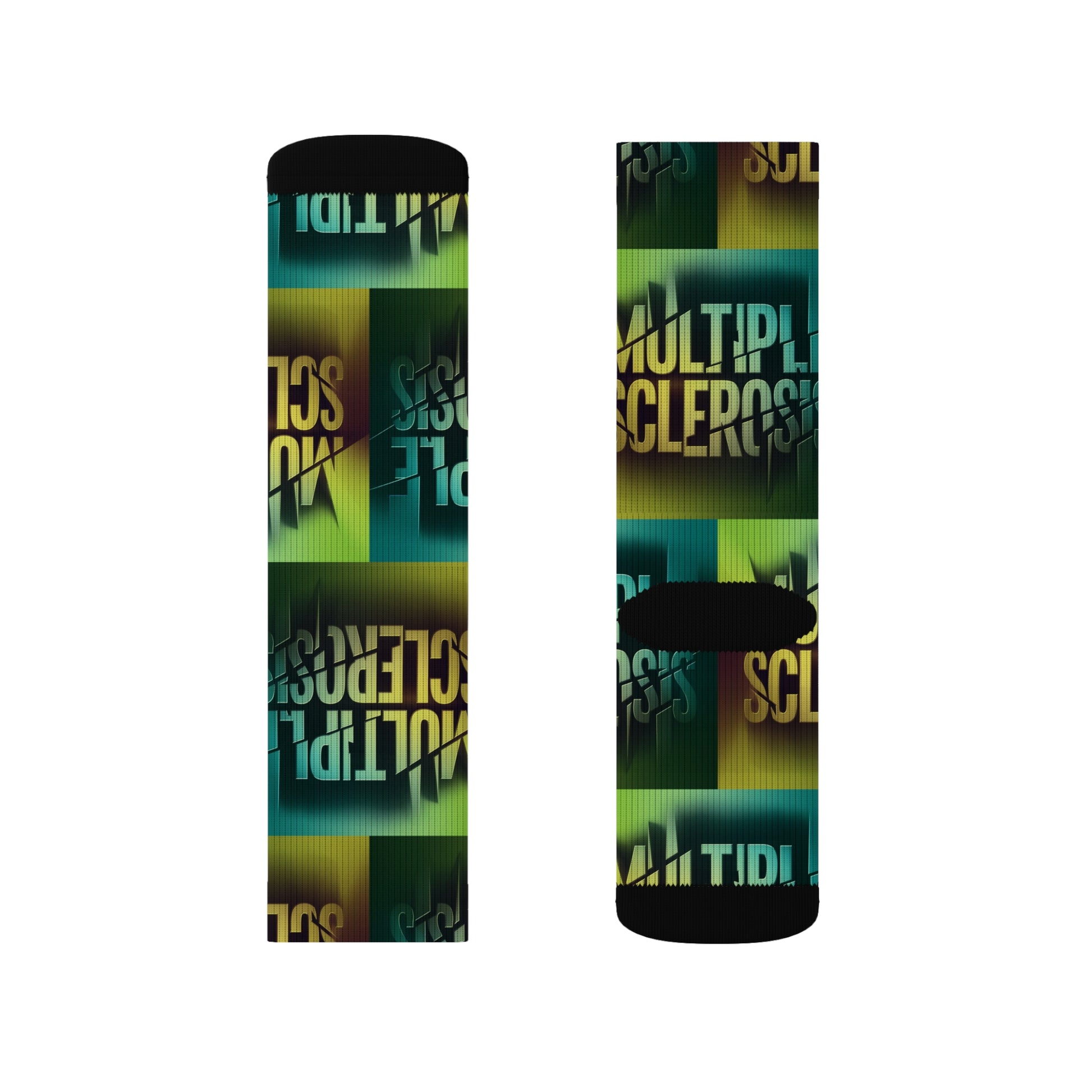 Multiple Sclerosis (MS) Sublimation Socks Printify
