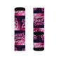 Breast Cancer Sublimation Socks Printify