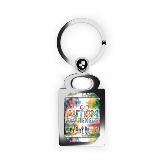 autism awareness key ring Printify
