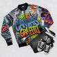 Men's Bomber Jacket (black) Printify