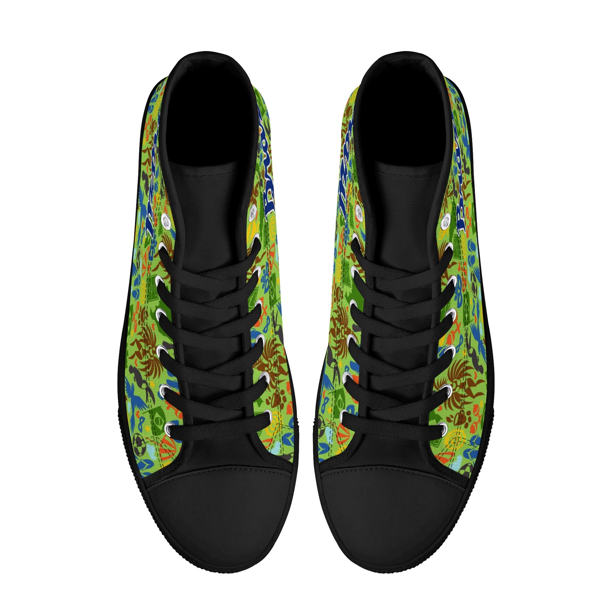 Mens High Top Canvas Shoes popcustoms
