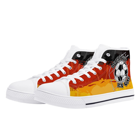 Mens High Top Canvas Shoes - Canvas Graffitti
