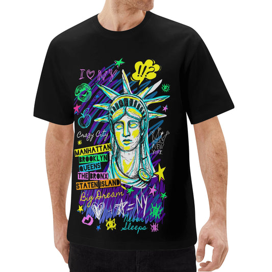 Mens All Over Print Short Sleeve T-Shirt - Canvas Graffitti