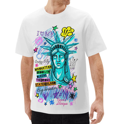 Mens All Over Print Short Sleeve T-Shirt - Canvas Graffitti