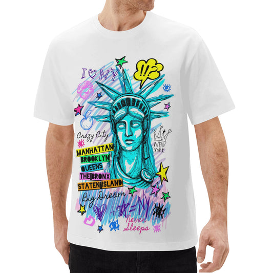 Mens All Over Print Short Sleeve T-Shirt - Canvas Graffitti