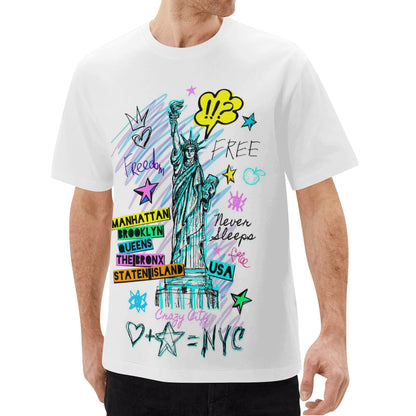 Mens All Over Print Short Sleeve T-Shirt - Canvas Graffitti