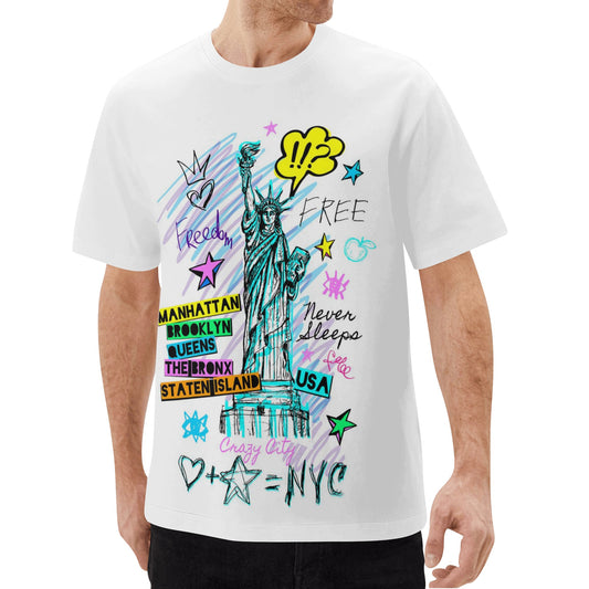Mens All Over Print Short Sleeve T-Shirt - Canvas Graffitti