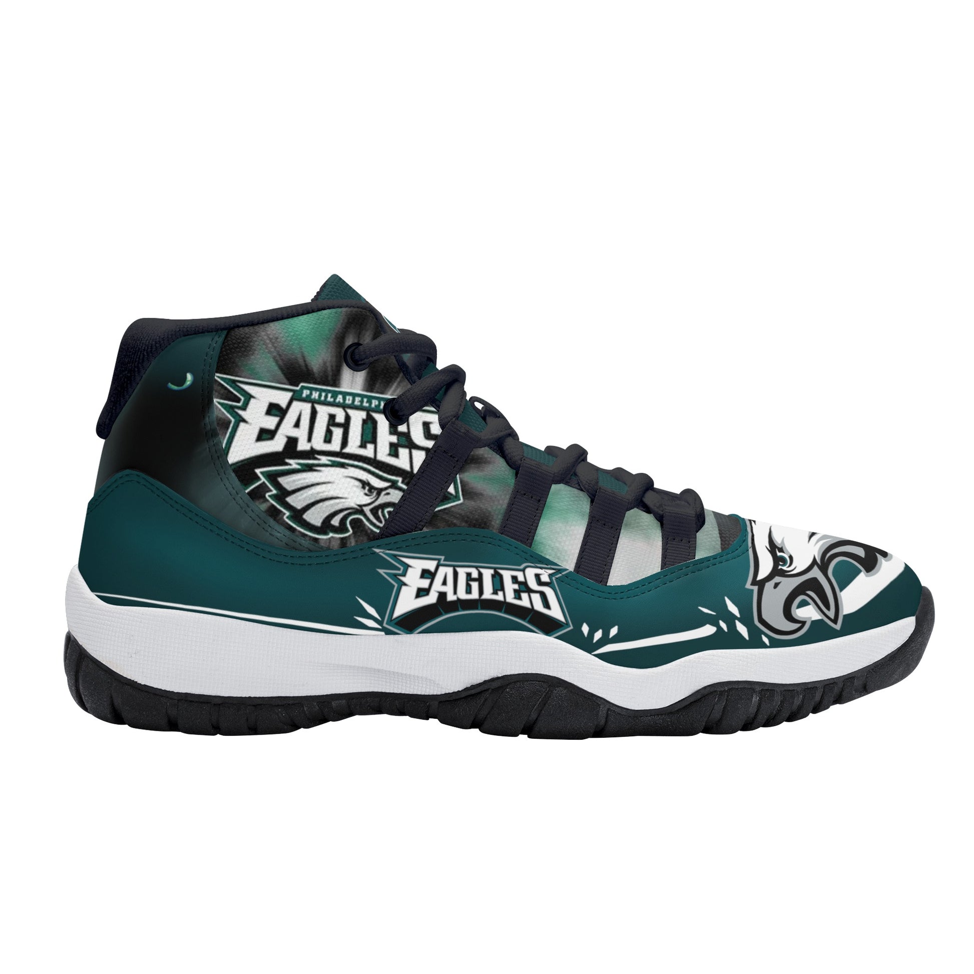 Mens High Top Retro Basketball Sneakers - Canvas Graffitti