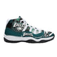 Mens High Top Retro Basketball Sneakers - Canvas Graffitti