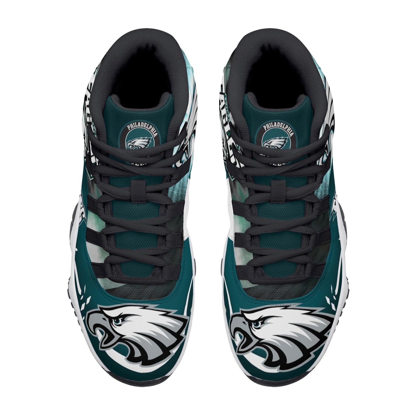 Mens High Top Retro Basketball Sneakers - Canvas Graffitti