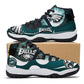 Mens High Top Retro Basketball Sneakers - Canvas Graffitti