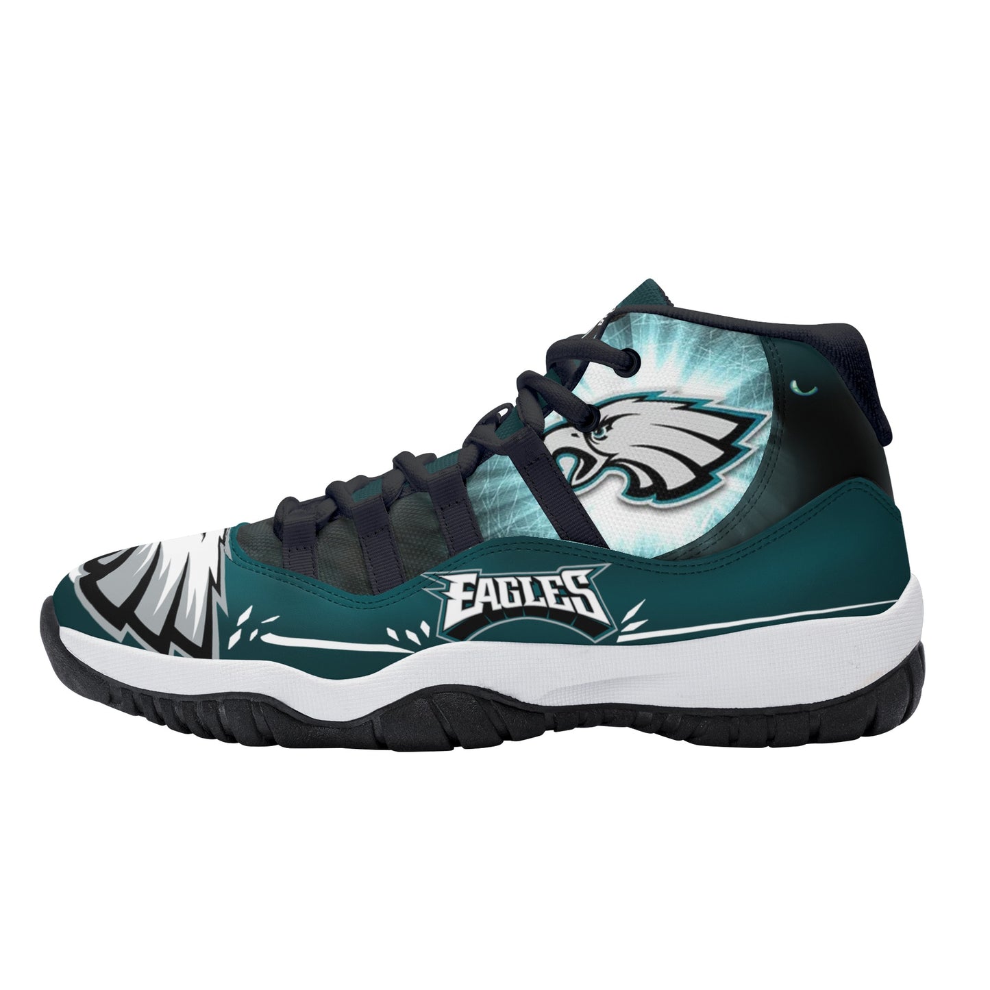 Mens High Top Retro Basketball Sneakers - Canvas Graffitti