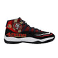 Mens High Top Retro Basketball Sneakers - Canvas Graffitti