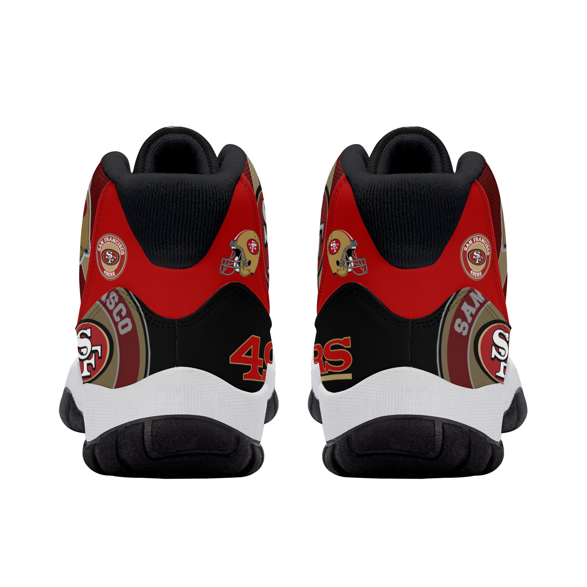 Mens High Top Retro Basketball Sneakers - Canvas Graffitti