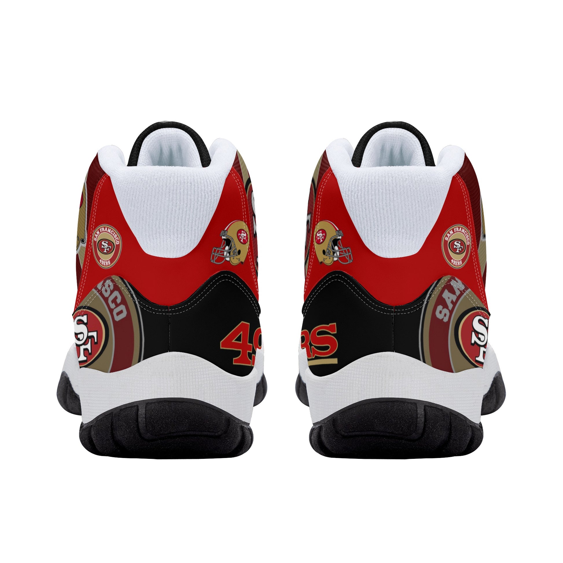 Mens High Top Retro Basketball Sneakers - Canvas Graffitti