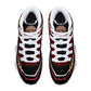 Mens High Top Retro Basketball Sneakers - Canvas Graffitti