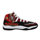 Mens High Top Retro Basketball Sneakers - Canvas Graffitti