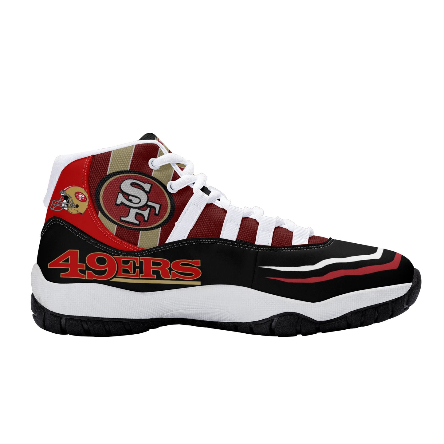 Mens High Top Retro Basketball Sneakers - Canvas Graffitti