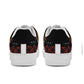 Womens New Design Low Top Leather Shoes - Canvas Graffitti