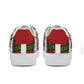 Womens New Design Low Top Leather Shoes - Canvas Graffitti
