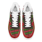 Womens New Design Low Top Leather Shoes - Canvas Graffitti