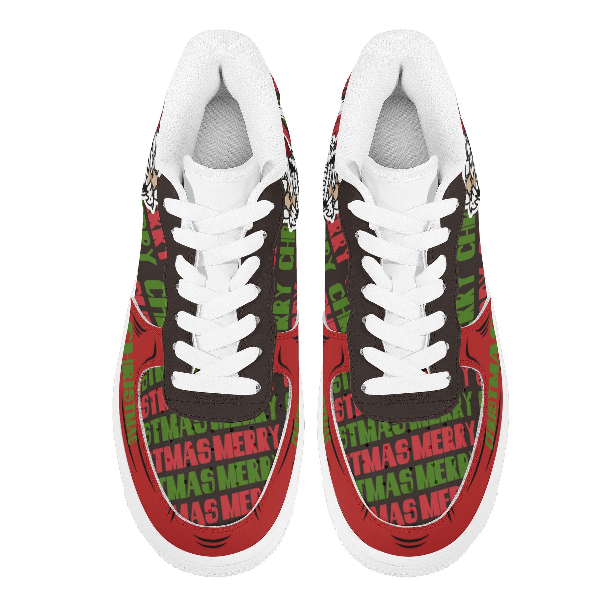 Womens New Design Low Top Leather Shoes - Canvas Graffitti