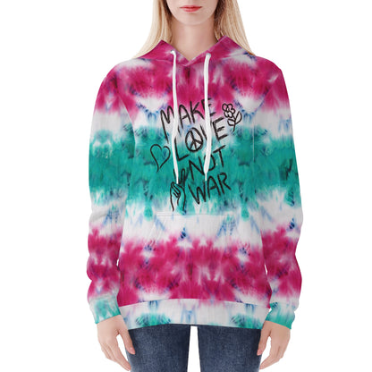 Womens All Over Print Hoodie - Canvas Graffitti