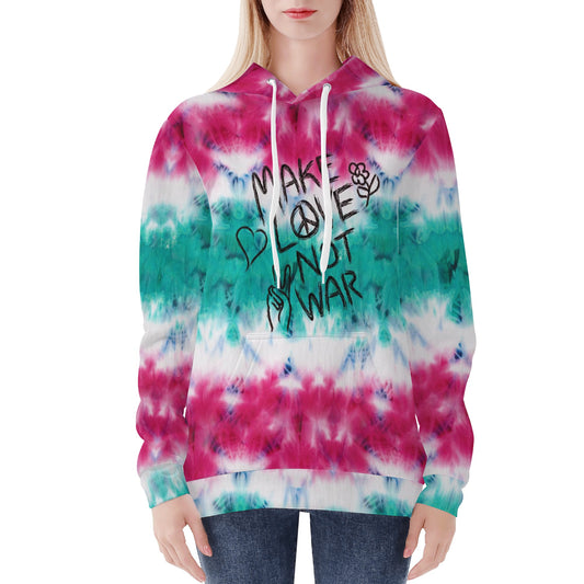Womens All Over Print Hoodie - Canvas Graffitti