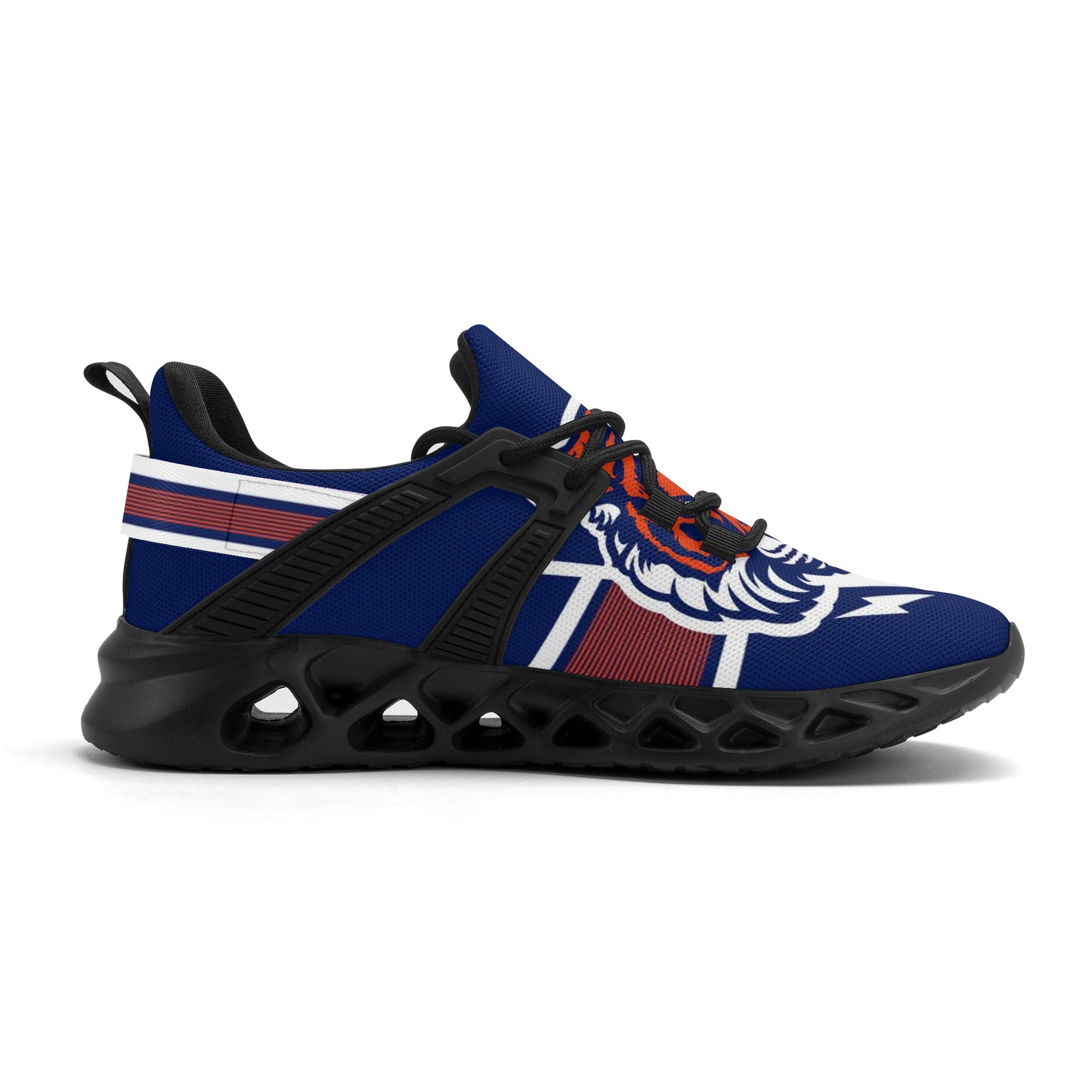 Mens New Elastic Sport Sneakers - Canvas Graffitti