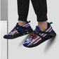 Mens New Elastic Sport Sneakers - Canvas Graffitti