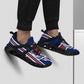 Mens New Elastic Sport Sneakers - Canvas Graffitti
